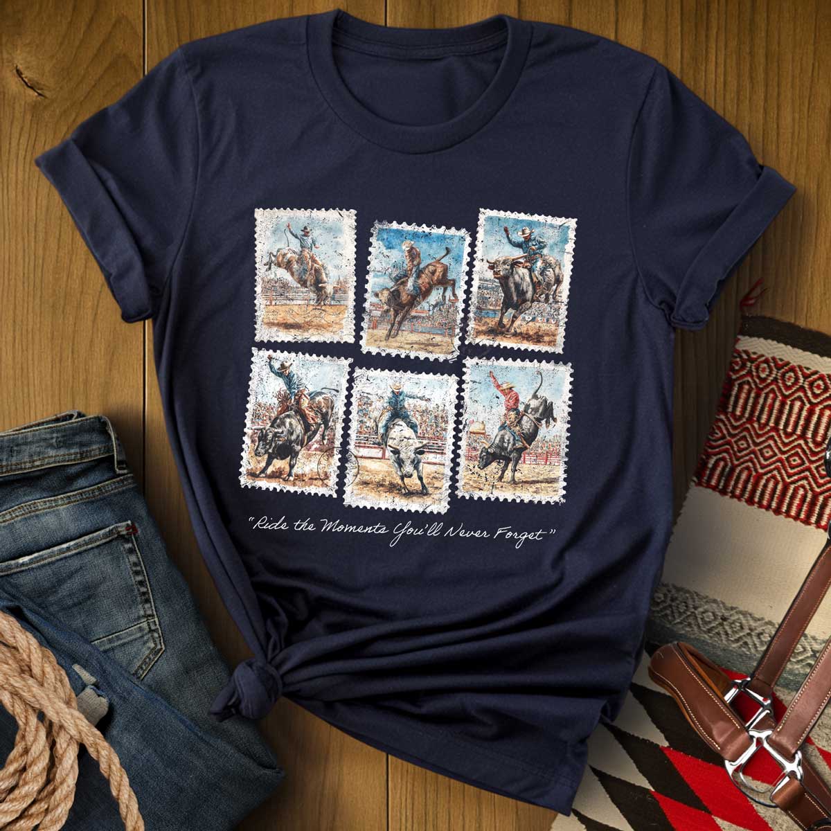 Vintage Bucking Bull Rodeo T-Shirt