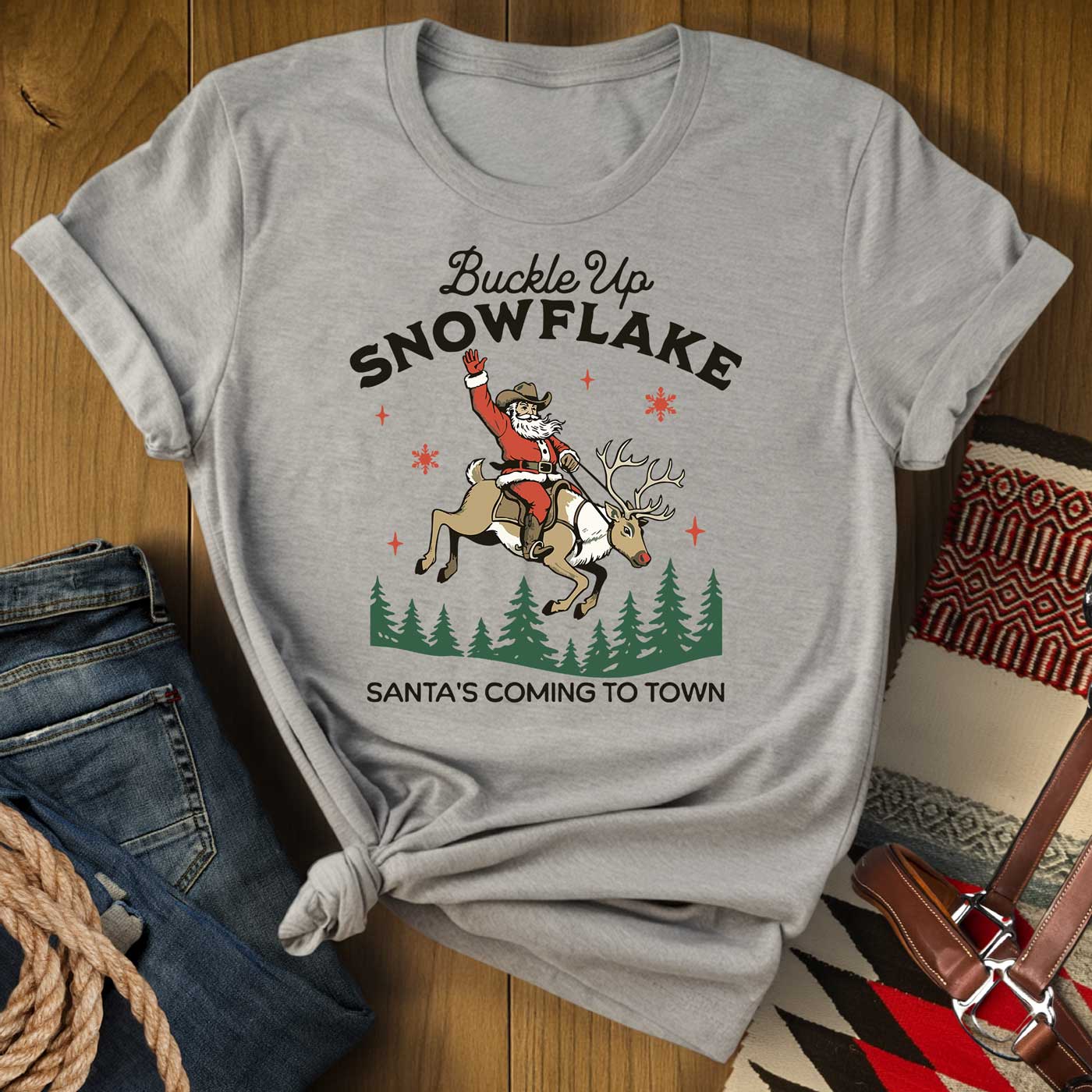 Buckle Up Snowflake T-Shirt