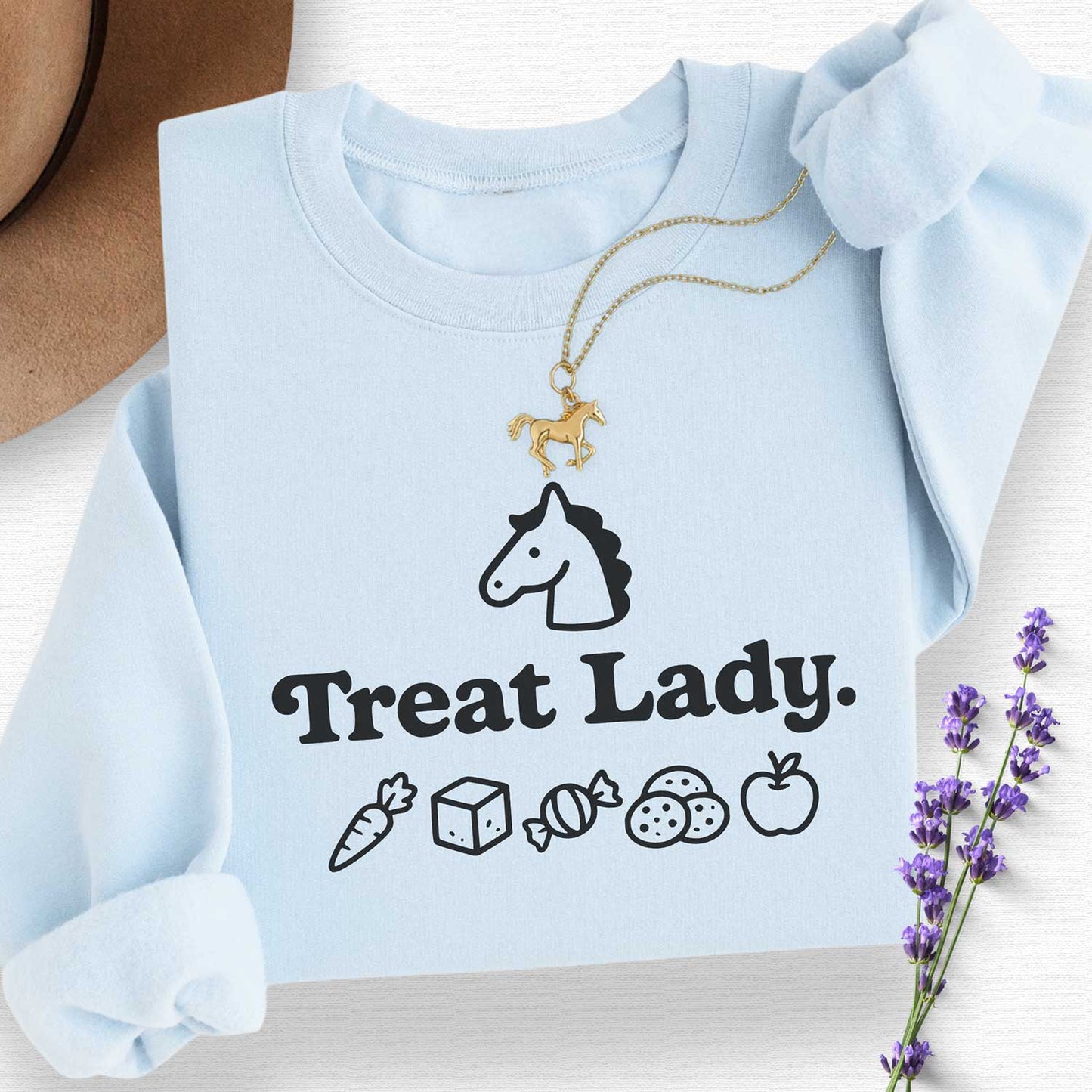 Treat Lady Horse Sweatshirt