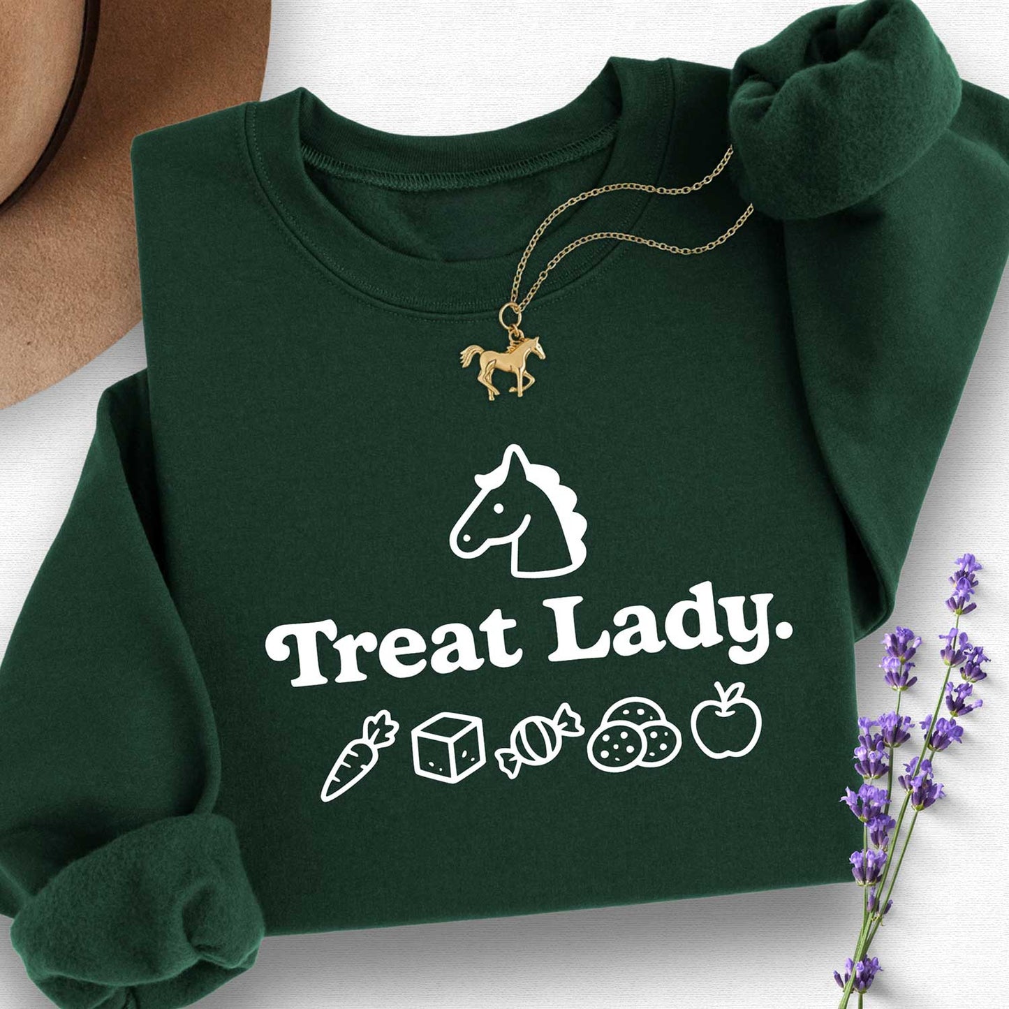Treat Lady Horse Sweatshirt
