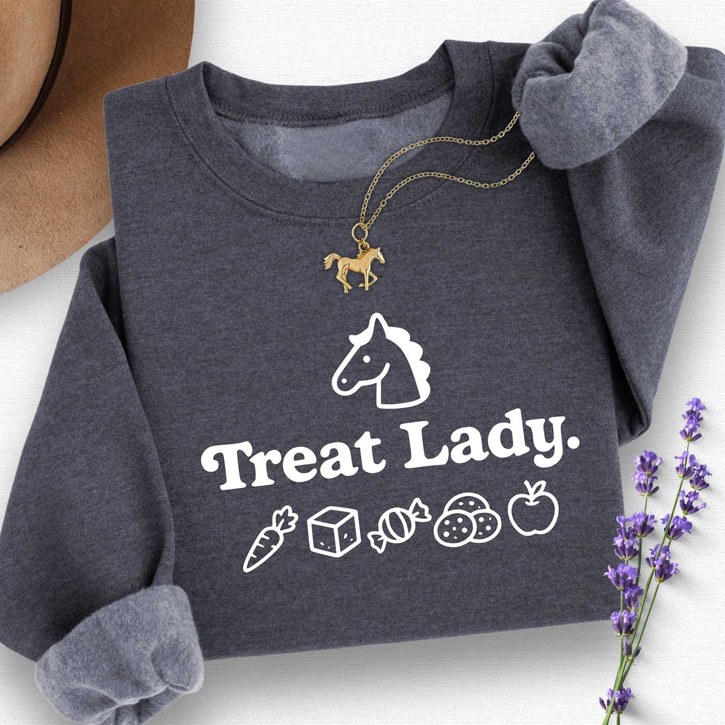Treat Lady Horse Sweatshirt
