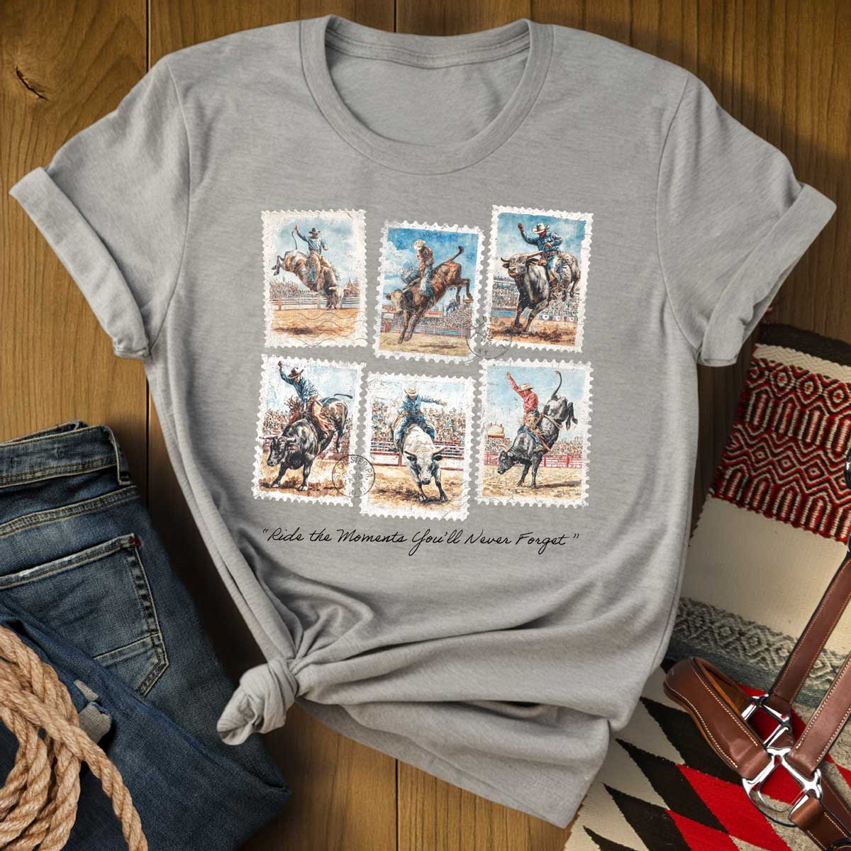 Vintage Bucking Bull Rodeo T-Shirt