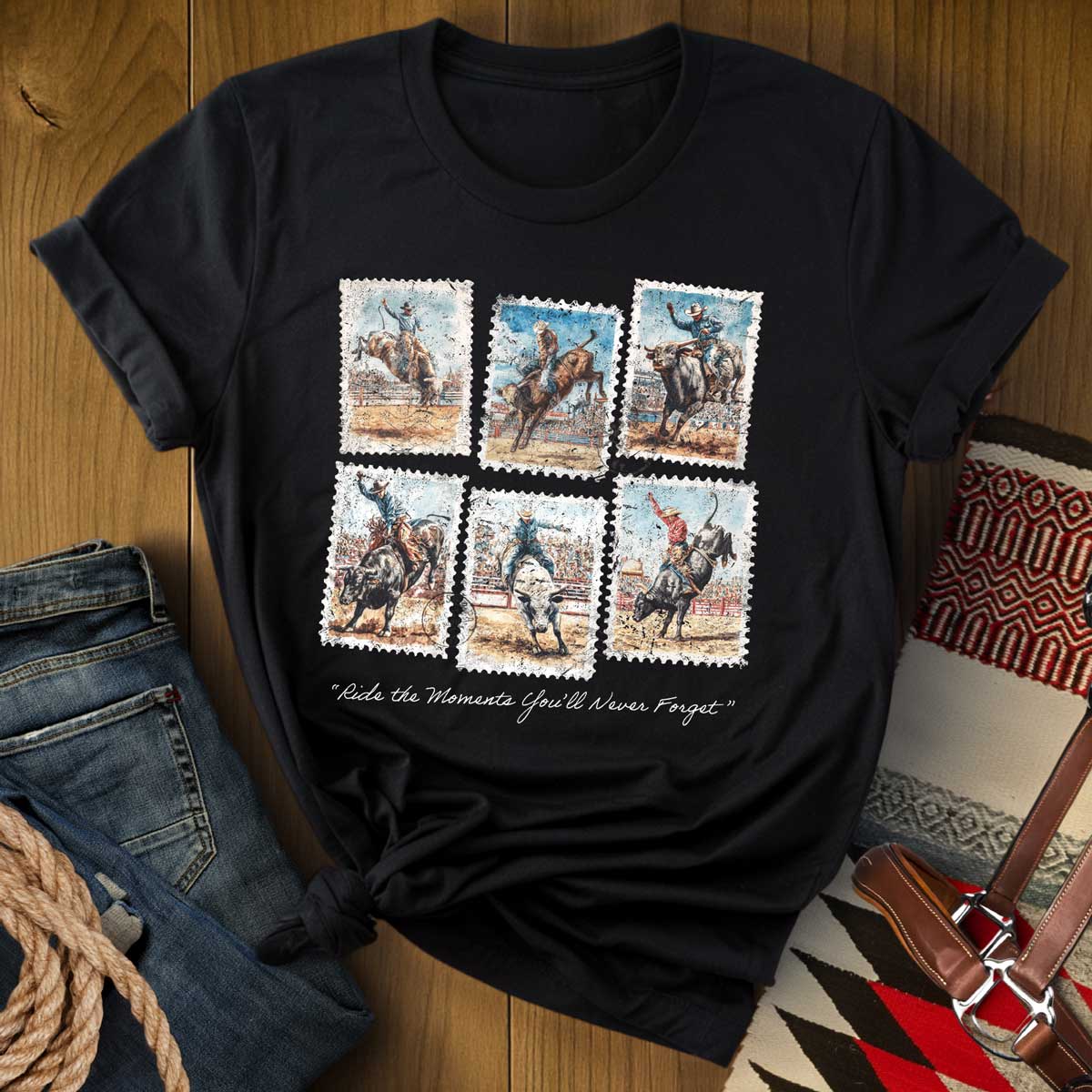 Vintage Bucking Bull Rodeo T-Shirt