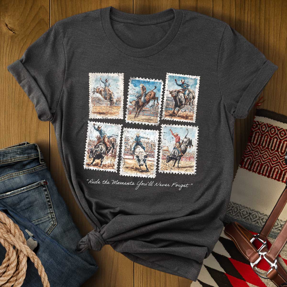 Vintage Bucking Bull Rodeo T-Shirt
