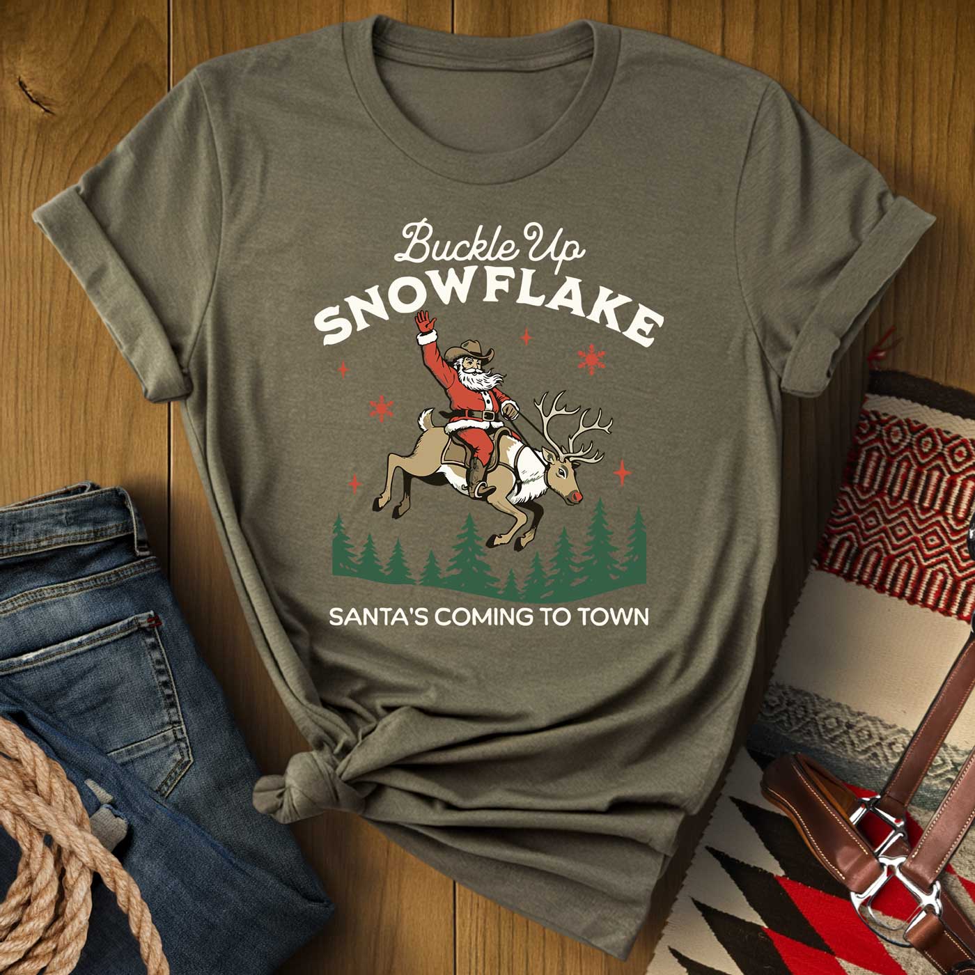 Buckle Up Snowflake T-Shirt
