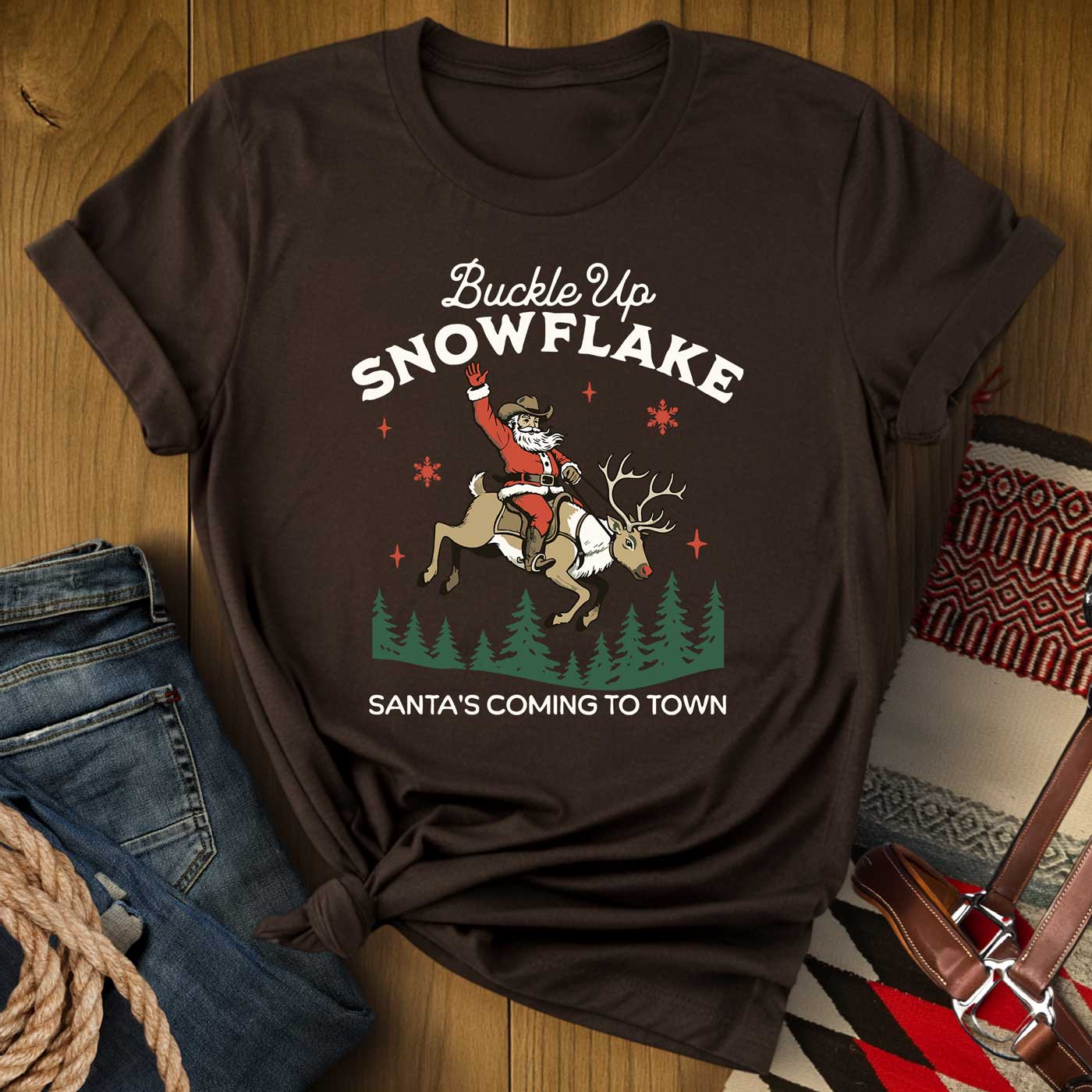 Buckle Up Snowflake T-Shirt