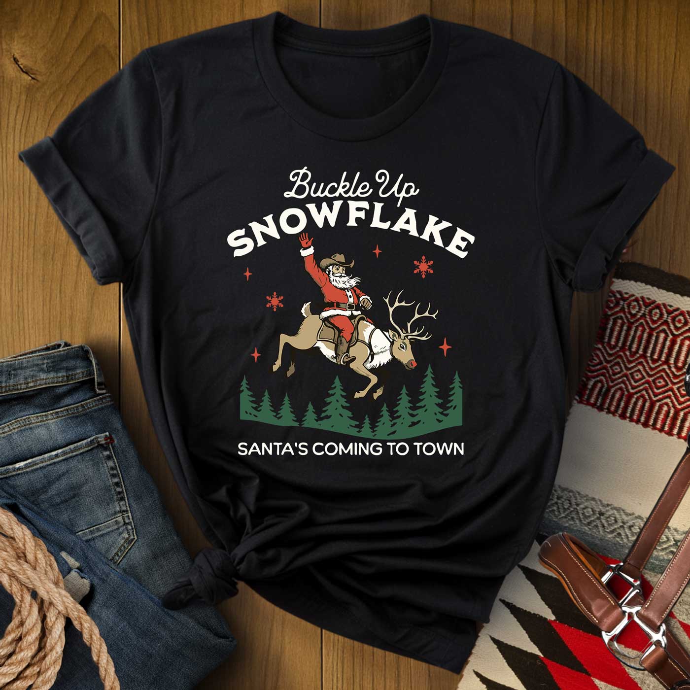 Buckle Up Snowflake T-Shirt