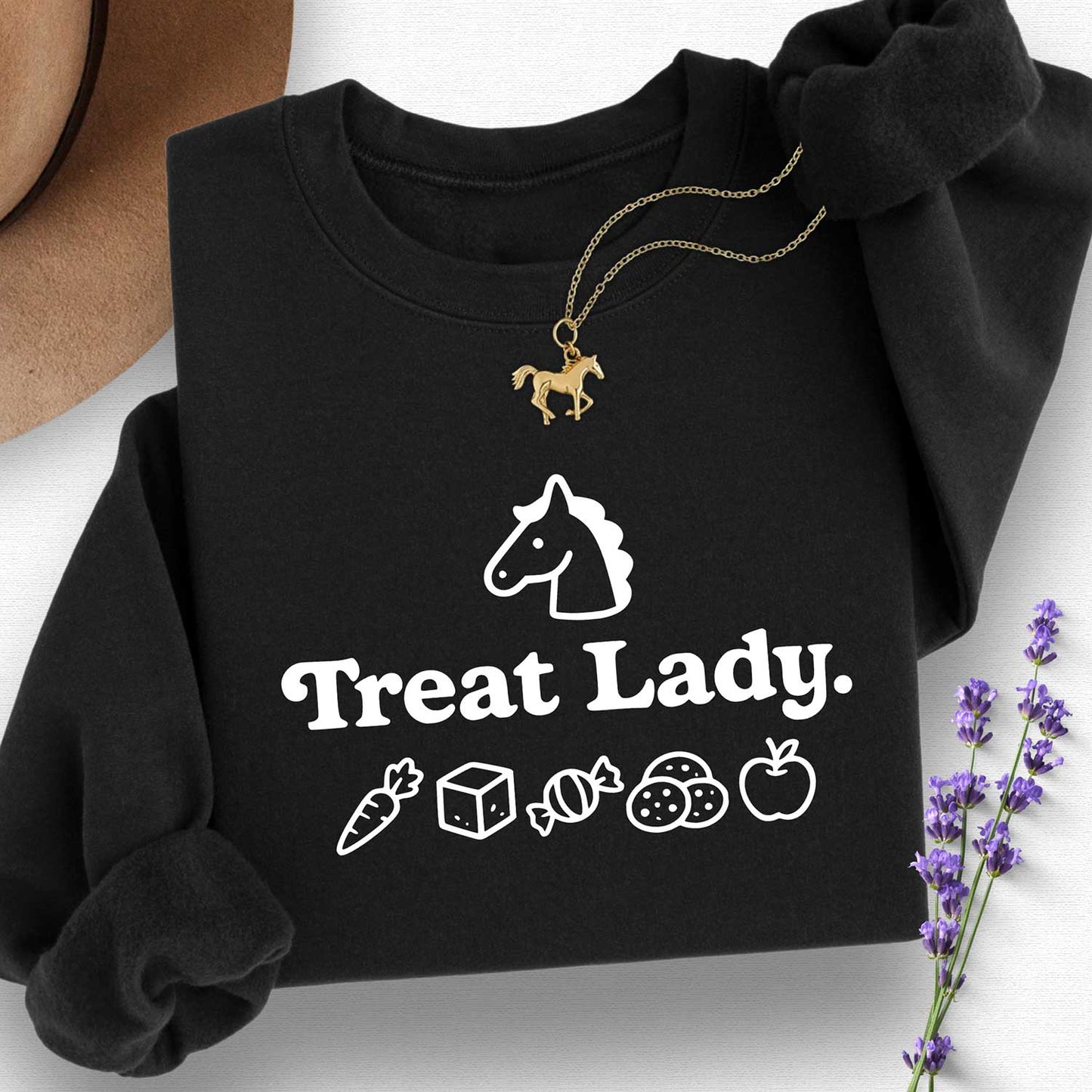 Treat Lady Horse Sweatshirt