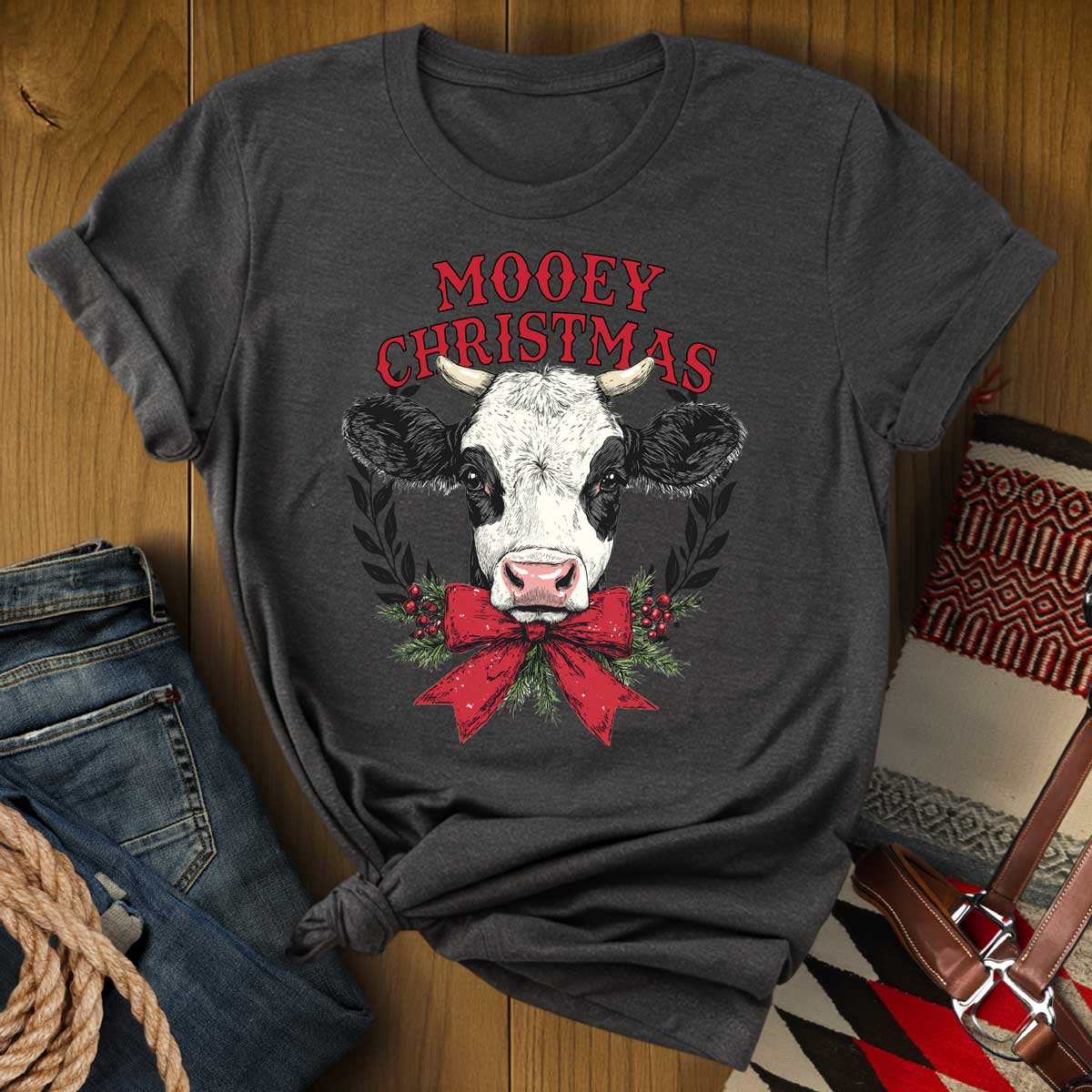 Mooey Christmas Cow T-Shirt