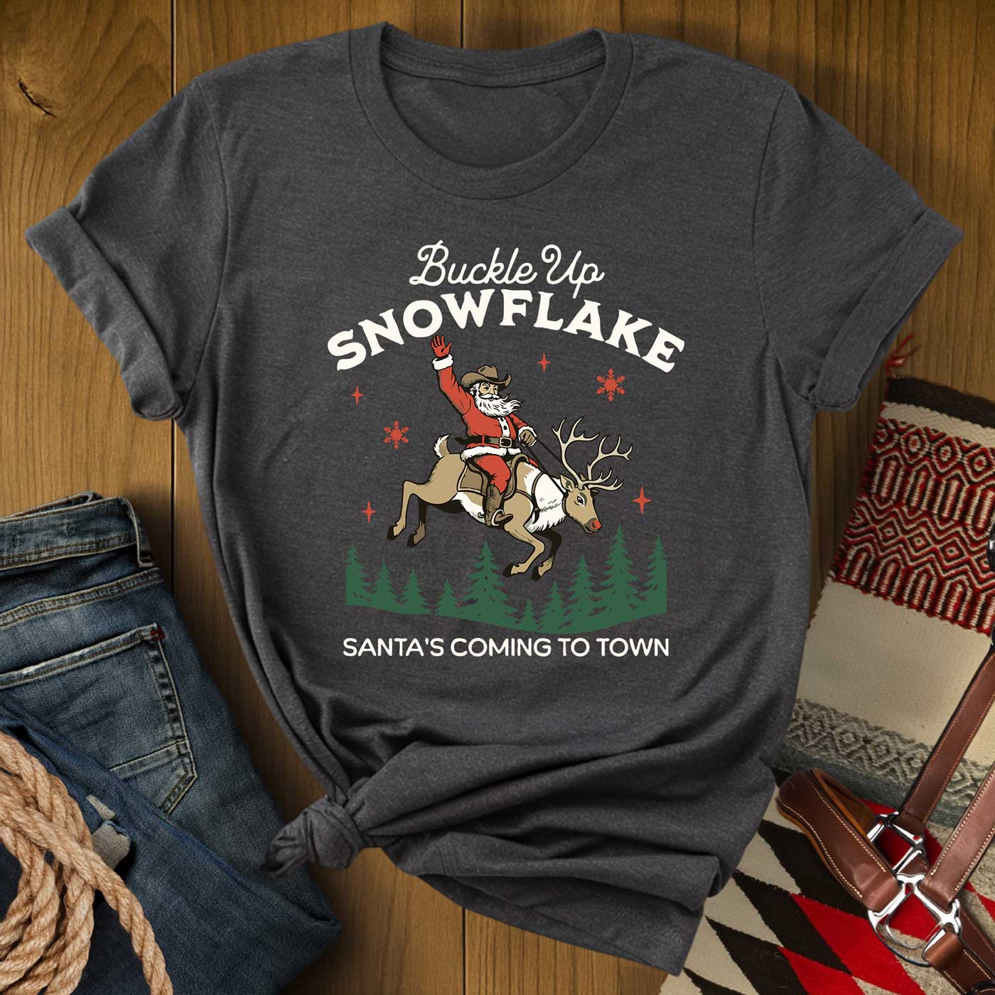 Buckle Up Snowflake T-Shirt