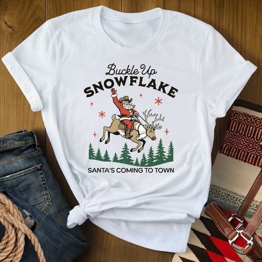Buckle Up Snowflake T-Shirt