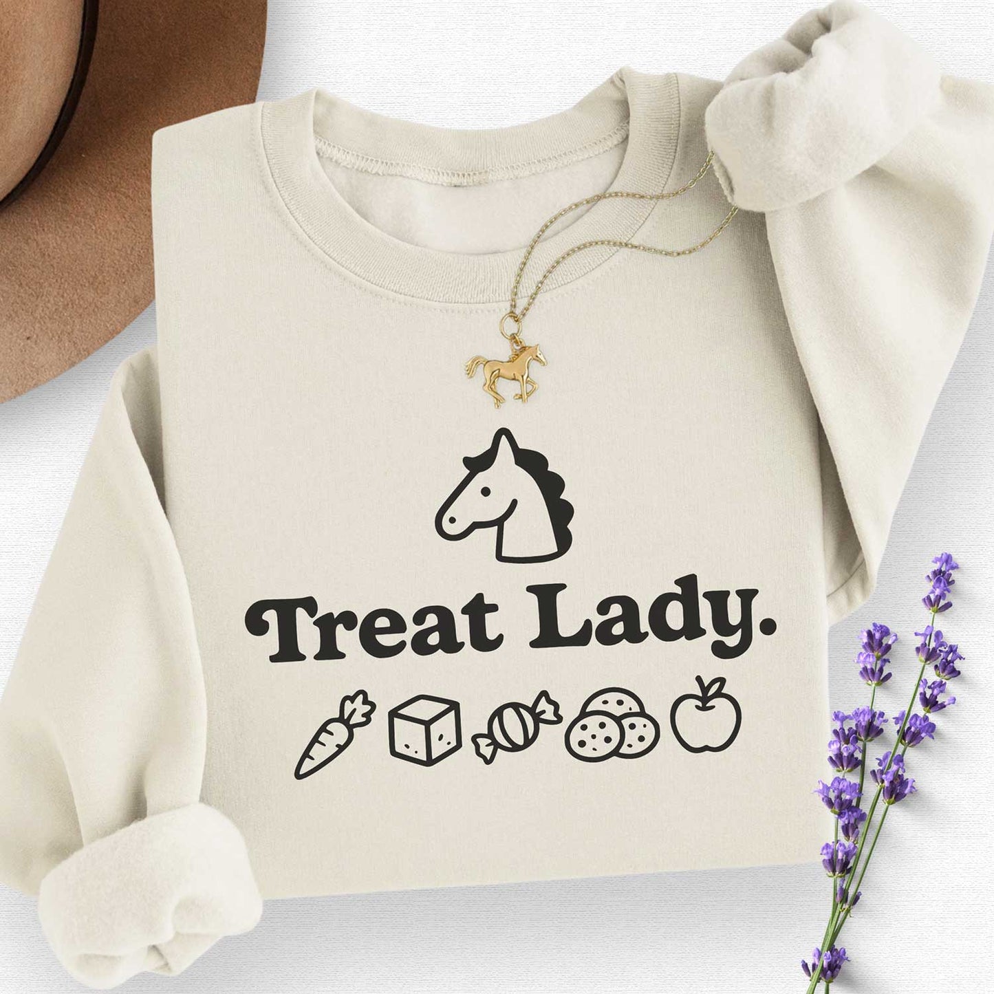 Treat Lady Horse Sweatshirt