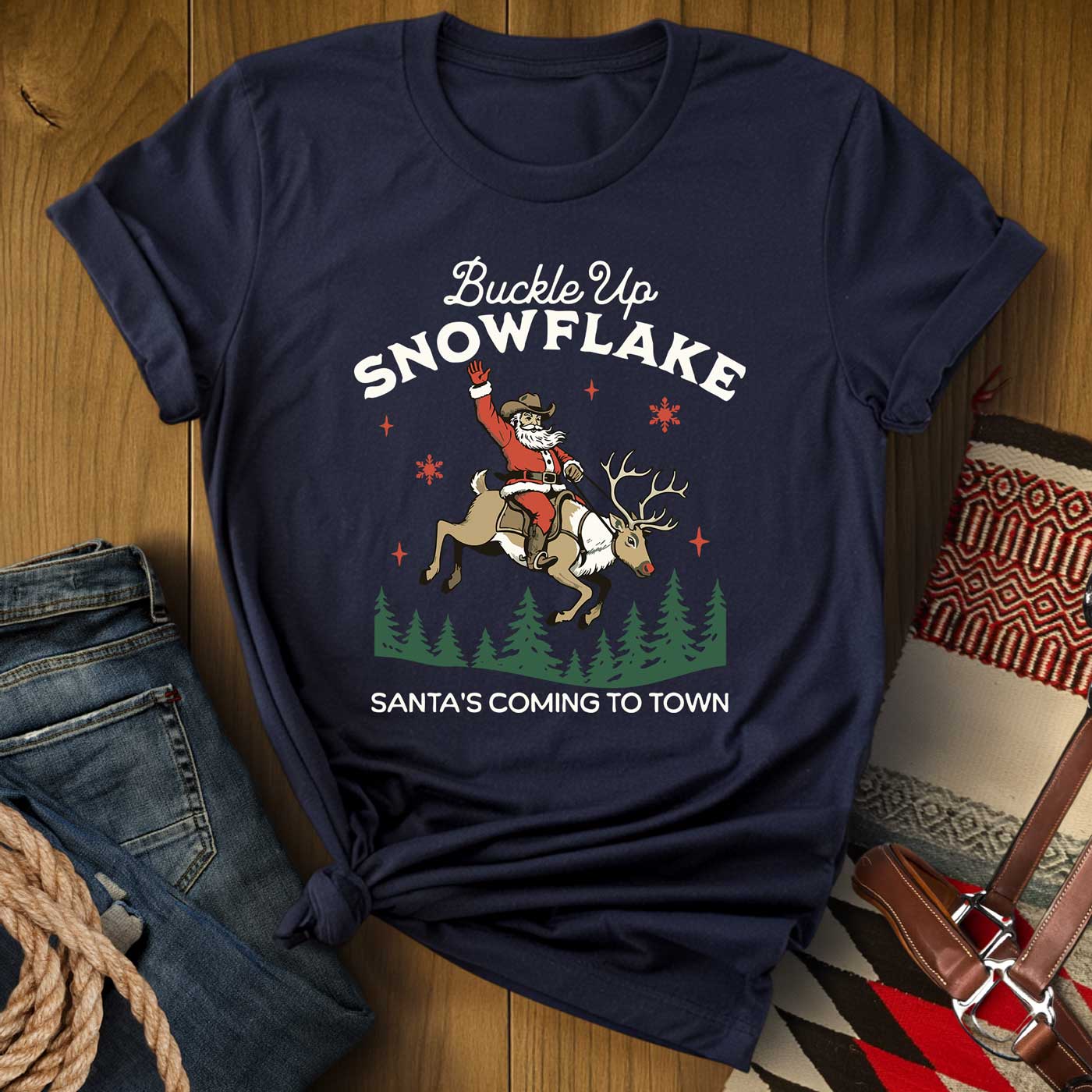 Buckle Up Snowflake T-Shirt
