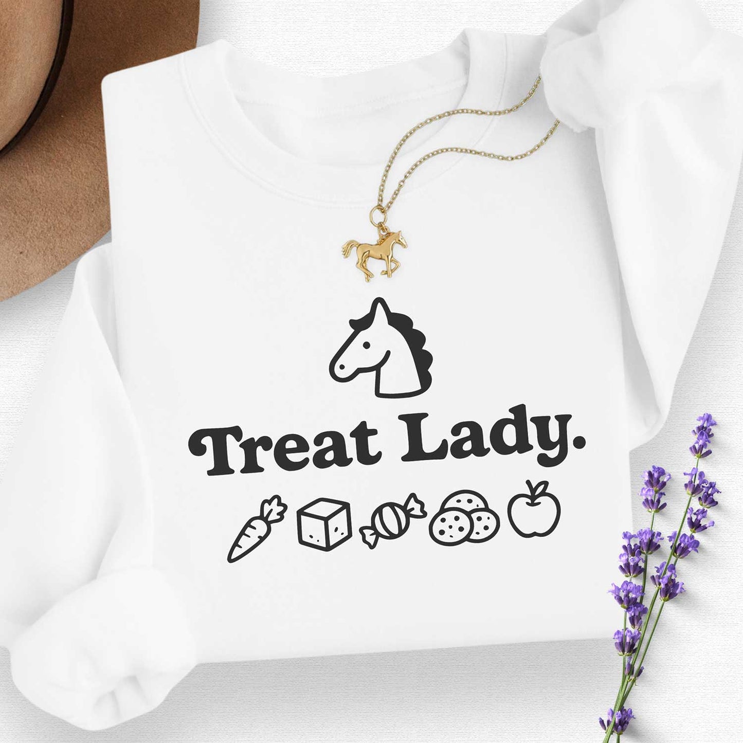 Treat Lady Horse Sweatshirt