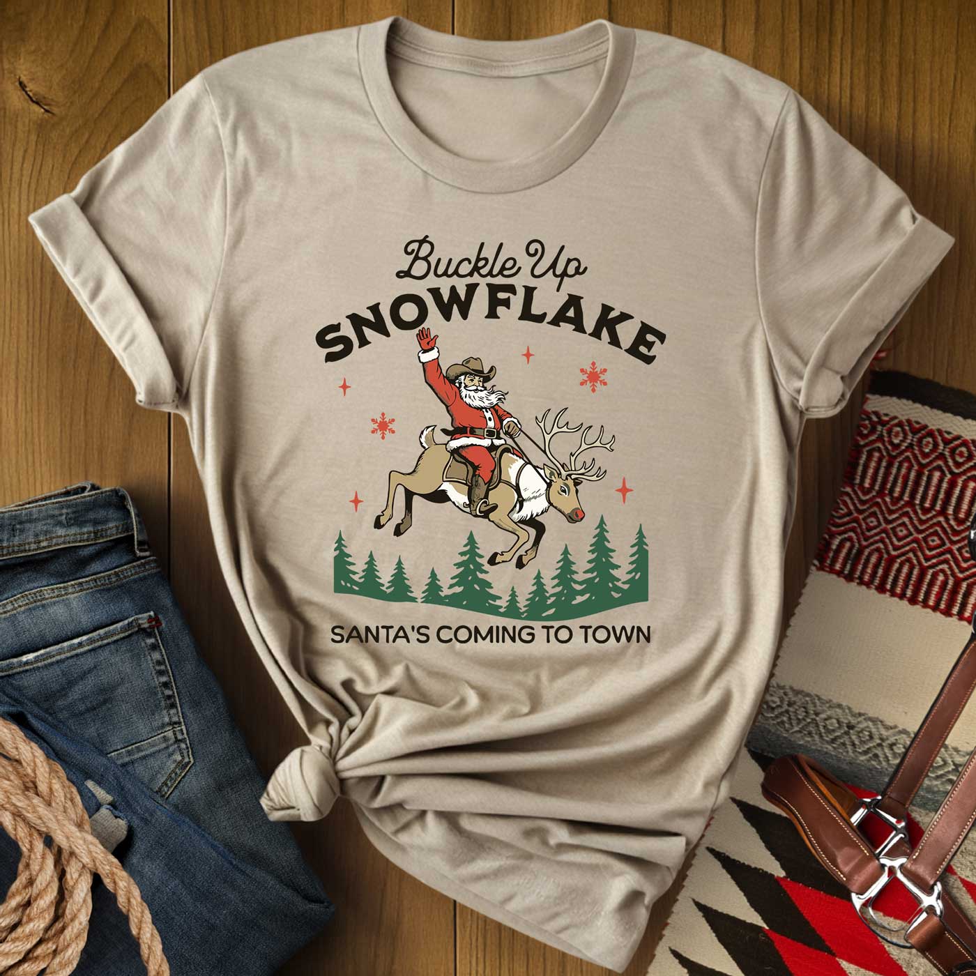 Buckle Up Snowflake T-Shirt