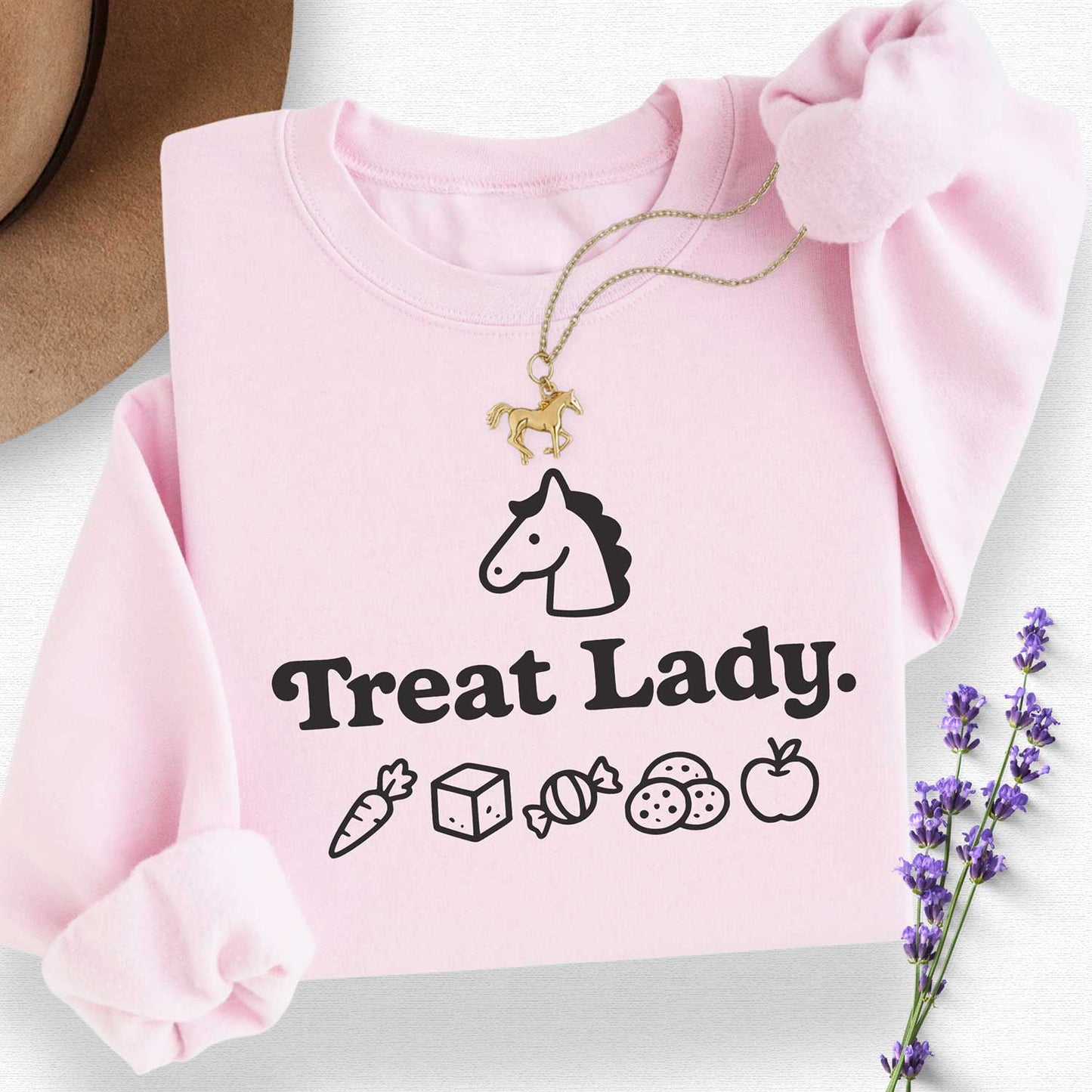 Treat Lady Horse Sweatshirt