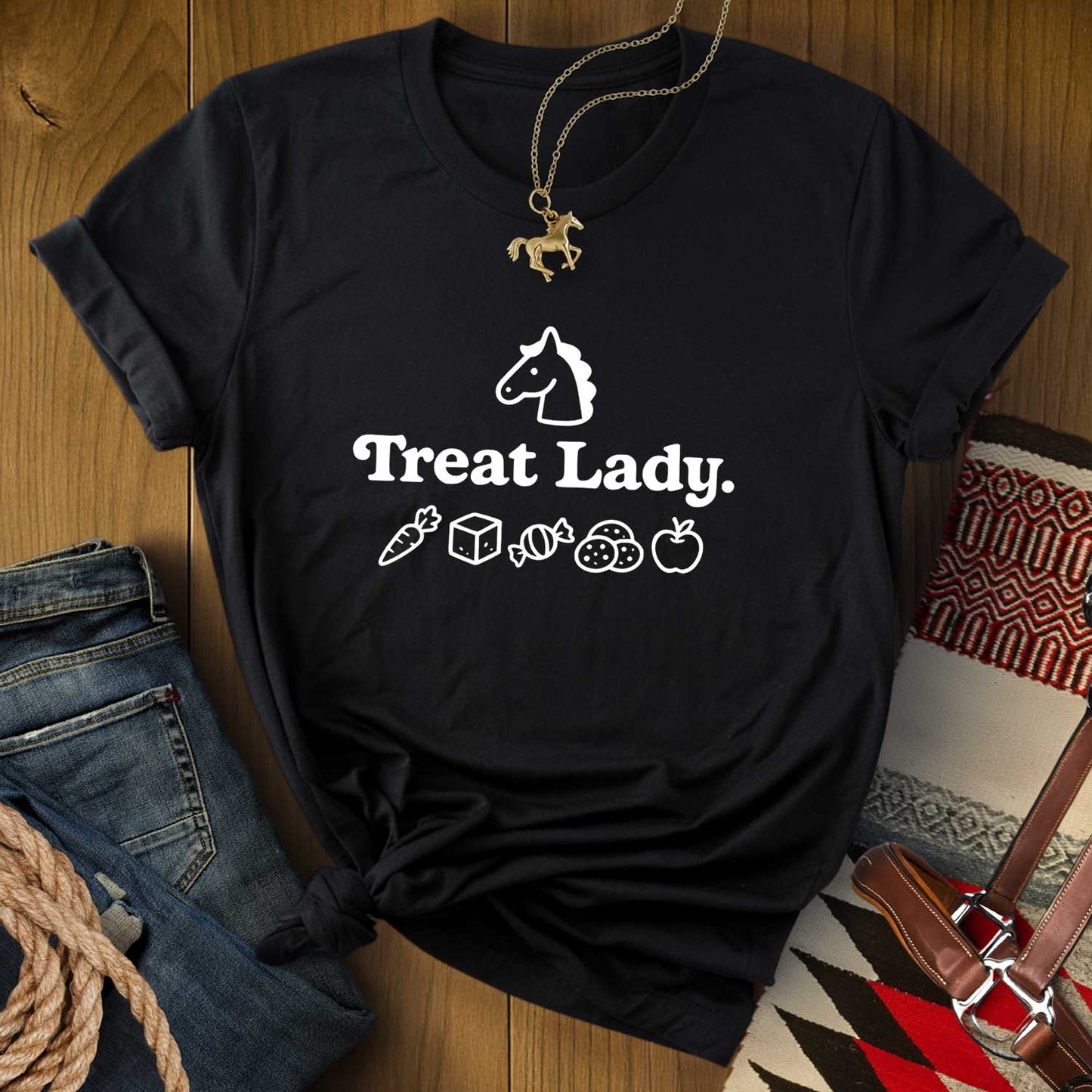 Treat Lady Horse T-Shirt