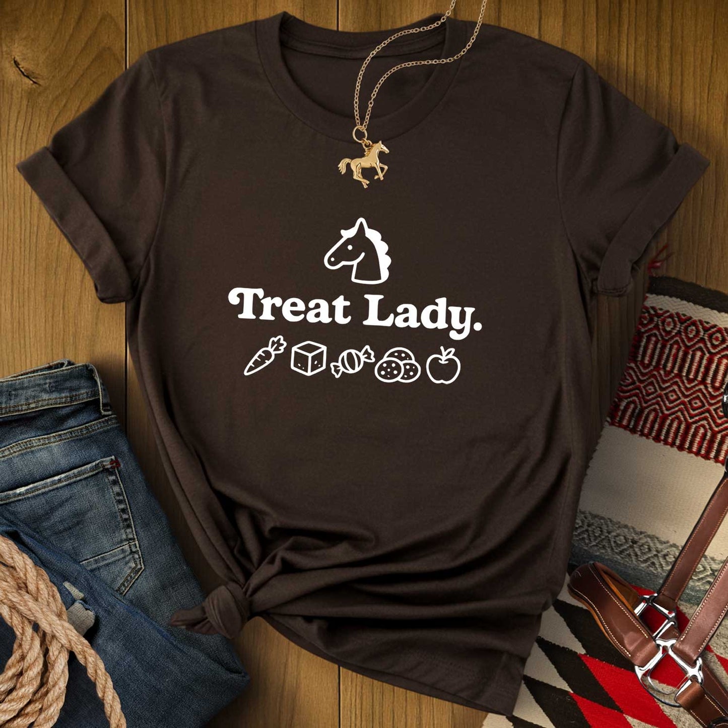Treat Lady Horse T-Shirt