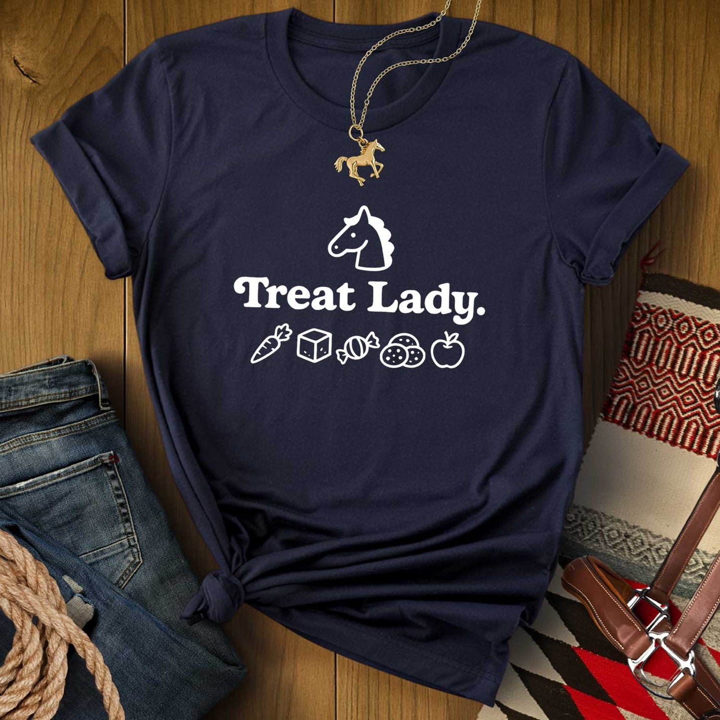 Treat Lady Horse T-Shirt