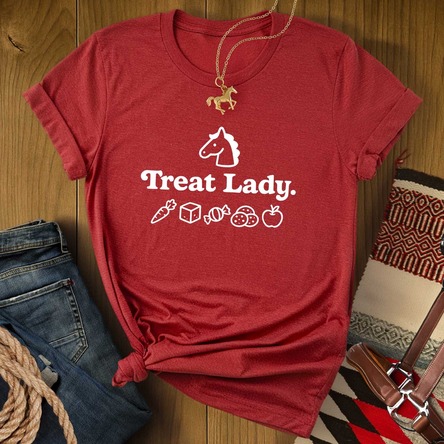 Treat Lady Horse T-Shirt